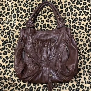 Jean-Pierre Klifa for anteprima-nueve dark brown hobo bag